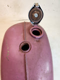 1970's BSA A65 650cc REPAINT GAS FUEL TANK with Cap used 9425-13 D36