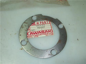 14014-019 1970-79 KE250 F5 F9 CRANK BEARING HOLDER PLATE KAWASAKI NOS (RED119)