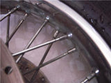 1999-2004 Yamaha XVS1100 Custom Front Spoke Rim with Disc used 120418-14 (F22)