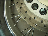 1999-2004 Yamaha XVS1100 Custom Front Spoke Rim with Disc used 120418-14 (F22)