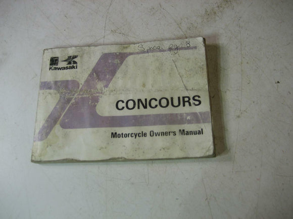 1992 ZG1000 ZG1000A7 KAWASAKI OWNERS MANUAL 99920-1577-01 BOOK (blue-5)