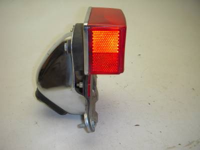 1982 Kawasaki KZ305 LTD Belt Drive TAIL LIGHT ON LICENSE PLATE MOUNT Used K2871-15 (M14)