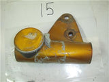1972-73 CB350 350 Honda Pair Gold Upper Fork Ears Covers Used WEAR-15 V2