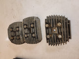 1974 KH500 Kawasaki TRIPLE 3 USED MOTOR HEADS WITH BOLTS Used 9525-15 J6