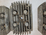 1974 KH500 Kawasaki TRIPLE 3 USED MOTOR HEADS WITH BOLTS Used 9525-15 J6