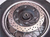 1999-2004 Yamaha XVS1100 Custom Rear Spoke Rim Disc Tire used 120418-15 (F22)