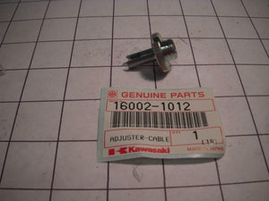 16002-1012 1983-85 KDX200 KDX250 NOS KAWASAKI CLUTCH BRAKE CABLE ADJUSTER (RED105)