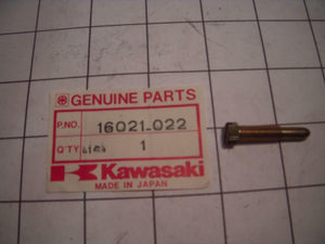 16021-022 1973-79 F11M F12M KX450 NOS KAWASAKI CARB THROTTLE ADJUST SCREW (RED105)