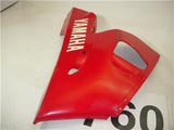 1999-02 Yamaha YZF600 R6 (5EB) Red Right Lower Fairing Belly USED WSBP-160 (U4)