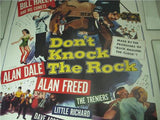 1956 DONT KNOCK THE ROCK BILL HALEY PO-FLAKE MOVIE POSTER 22X28 USED PO-163 COLLECTIBLE (f17)