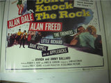 1956 DONT KNOCK THE ROCK BILL HALEY PO-FLAKE MOVIE POSTER 22X28 USED PO-163 COLLECTIBLE (f17)