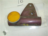 1972-73 CB350 Honda Pair Maroon Purple Repainted Upper Fork Covers Used WEAR-16 V2