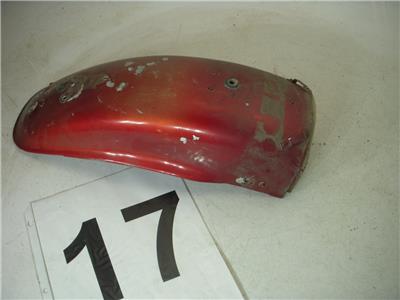 1971-72 SL350 350 HONDA REAR RED FENDER Used GF-17 (S2)