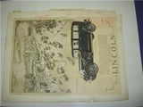 LINCOLN LIMOUSINE (27) TOWN SEDAN AUTOMOTIVE ADVERTISEMENT AD PRINT USED AD-17 COLLECTIBLE (f17)