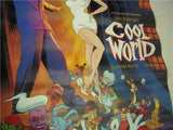 1992 COOL WORLD GABRIEL BYRNE BRAD PITT MOVIE POSTER 39X27 USED PO-183 COLLECTIBLE (f17)
