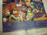 1992 COOL WORLD GABRIEL BYRNE BRAD PITT MOVIE POSTER 39X27 USED PO-183 COLLECTIBLE (f17)