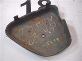 1973 CB450 450 HONDA Used Side Cover Body Cover LEFT w/ emblem WSC-18 (Q4)