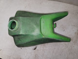 1983-85 KX80 KX 80 GREEN KAWASAKI FUEL GAS TANK PLASTIC USED 6126-18 DONN-A9