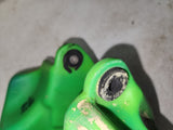 1983-85 KX80 KX 80 GREEN KAWASAKI FUEL GAS TANK PLASTIC USED 6126-18 DONN-A9