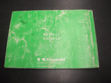 2001 OEM Kawasaki Owners Manual KX125 KX250 L1 L2 BOOK (blue-5)