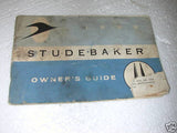 1959 Studebacker Original Owners Guide Manual BOOK (blue-1)