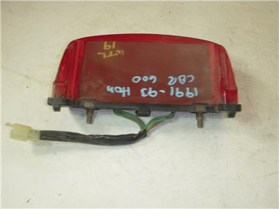 1991-93 CBR600 F2 600 HONDA TAIL LIGHT USED WTL-19 (P2)