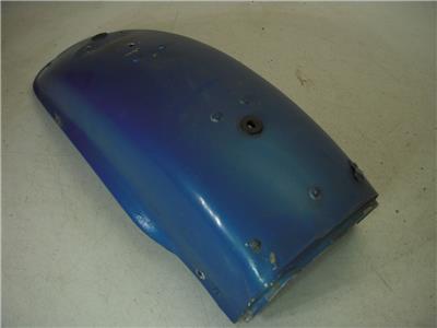 1971-72 SL350 350 HONDA REAR BLUE REPAINT FENDER Used GF-19 (S2)