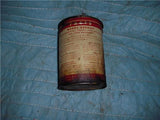 MONTGOMERY WARDS GREASE CAN 1 POUND VINTAGE USED COLLECTIBLE TIN (c59-oil19C)