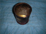 MONTGOMERY WARDS GREASE CAN 1 POUND VINTAGE USED COLLECTIBLE TIN (c59-oil19C)