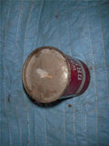 MONTGOMERY WARDS 61-8375 PRESSURE GUN GREASE CAN 1 POUND VINTAGE USED COLLECTIBLE TIN (c59-oil19D)