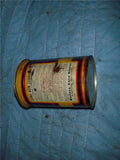 WESTERN AUTO LONG RUN HIGH PRESSURE GREASE CAN 1 POUND VINTAGE USED COLLECTIBLE TIN (c59-oil19H)