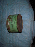 STICK-TITE GALENA MANUFACTURING GREASE CAN 1 POUND VINTAGE USED COLLECTIBLE TIN (c59-oil19I)