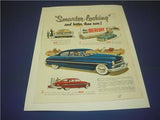 MERCURY (1950) AUTOMOTIVE ADVERTISEMENT AD PRINT USED AD-19 COLLECTIBLE (f17)