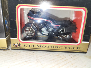 Honda BLACK CBX Red Fox Motormax 1:18 SCALE 62002 NEW Collectible Toy (92424-19 ts-wire3A)