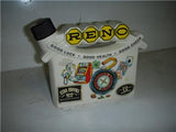 Reno Casino Jug Ezra Brooks Decanter EMPTY (N-TOP B1 1D)