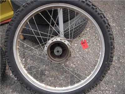 TY250 250 Yamaha TRIALS 250 FRONT RIM WHEEL 21 INCH USED TY-1 (wall)