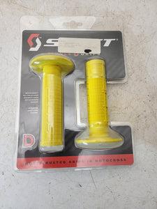 SCOTT SINGLE D MEDIUM DENSITY MX2 GRIP YELLOW NEW 205786-0005 (f17)