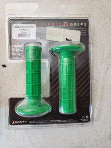 SCOTT SINGLE D MEDIUM DENSITY MX2 GRIP GREEN NEW 205786-0006 (f17)