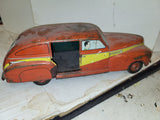 1930's 1940's Wyandotte Toy Town 21 inch Delivery Truck Van USED Pressed Steel Toy (9324-27 ts-a3)