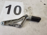 1983-86 Honda V65C Magna VF1100C Left Rear Peg with Mount used 112324-10 J4