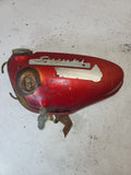 1965-68 Suzuki TC250 X6 Hustler OIL TANK RED TC 250 used 112124-16 Q5
