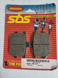 507HF FR SBS Brake Disc Pad Set NEW YAMAHA XS400 SR500 XS650 XS1100 (R3-ENDCAP)