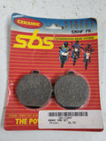 530HF FRONT SBS Brake Disc Pad Set NEW KAWASAKI KZ1300 (R3-ENDCAP)
