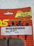 534HF FRONT SBS Brake Disc Pad Set NEW SUZUKI GSX1100 GR650 GS1000 (R3-ENDCAP)