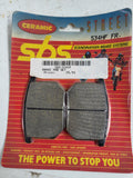 534HF FRONT SBS Brake Disc Pad Set NEW SUZUKI GSX1100 GR650 GS1000 (R3-ENDCAP)