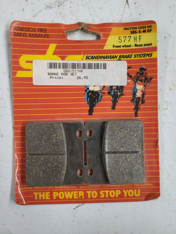 577LF REAR SBS Brake Disc Pad Set NEW SUZUKI GV1400 VS1400 (R3-ENDCAP)