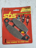 597HF FRONT SBS Brake Disc Pad Set NEW KAWASAKI ZX1100 ZX10 ZX7 (R3-ENDCAP)