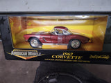 1962 Chevy Corvette NEW RED Ertl American Muscle Diecast 1:18 scale (N-TOP)