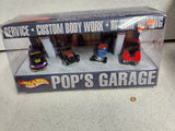 HOT WHEELS POP'S GARAGE BOXED SET OF 4- Toy NEW Collectible (Q-3)