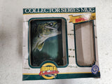 VINTAGE RAPULA WALEYE COLLLECTOR FISHING COFFEE MUG NEW Collectible (Q-3)
